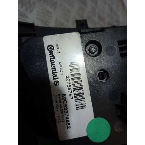 Recambio de mando climatizador para opel zafira tourer excellence referencia OEM IAM 20765757  
