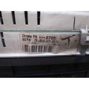 Recambio de cuadro instrumentos para jeep gr.cherokee (zj)/(z) 2.5 turbodiesel referencia OEM IAM CR0010017K0C0 56042795 