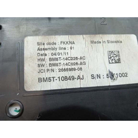 Recambio de cuadro instrumentos para ford focus lim. (cb8) titanium referencia OEM IAM BM5T10849AJ  