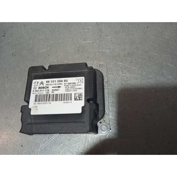 Recambio de centralita airbag para citroën c4 cactus feel referencia OEM IAM 9810106480 0285011178 9810106480