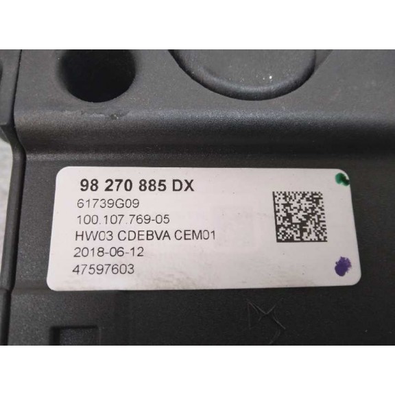 Recambio de palanca cambio para peugeot 5008 gt referencia OEM IAM 98270885DX  