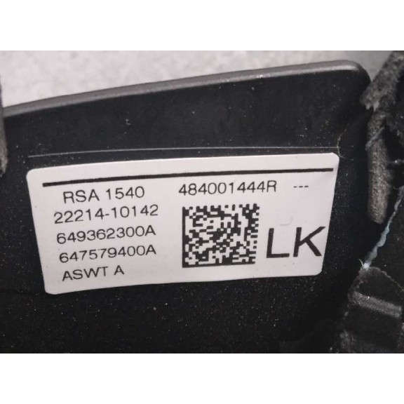 Recambio de volante para renault megane iv grandtour limited referencia OEM IAM 484001444R SIN AIRBAG BUEN ESTADO