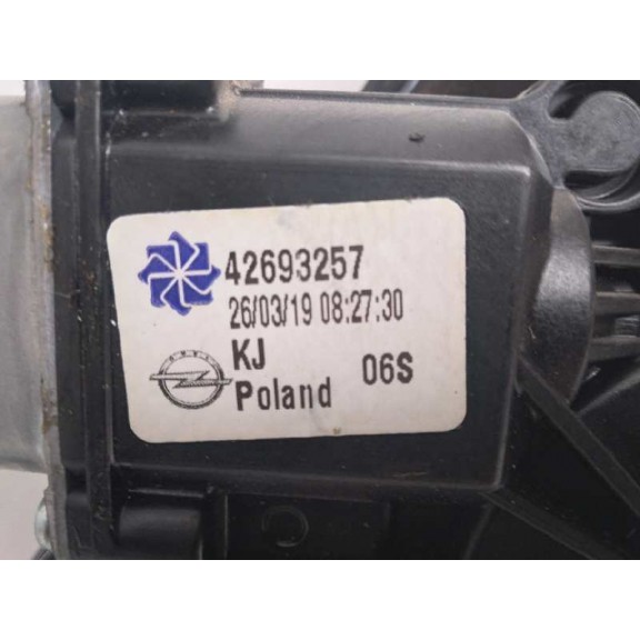 Recambio de elevalunas delantero izquierdo para opel mokka x 120 aniversario start/stop referencia OEM IAM 42693257 ELÉCTRICO 7 