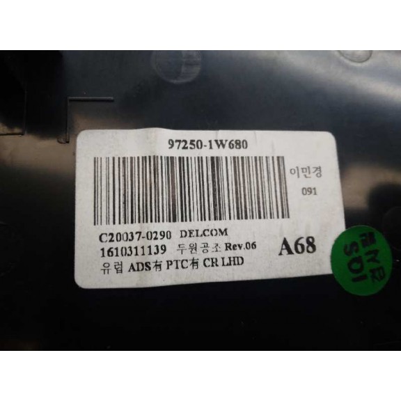 Recambio de mando climatizador para kia rio 1.1 crdi cat referencia OEM IAM 972501W680  