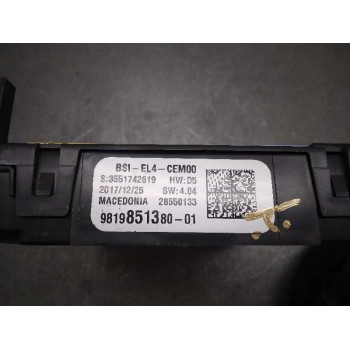 Recambio de centralita bsi para citroën c4 picasso feel referencia OEM IAM 9819851380  