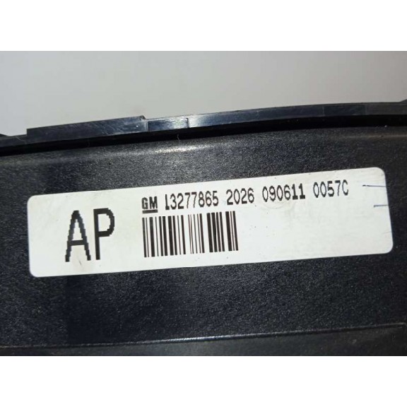 Recambio de mando climatizador para opel insignia berlina cosmo referencia OEM IAM 13277865  