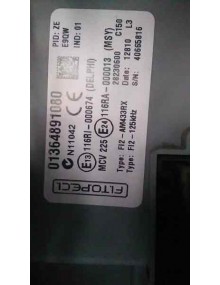 Recambio de centralita bsi para citroën nemo basis referencia OEM IAM 01364891080 1364891080 