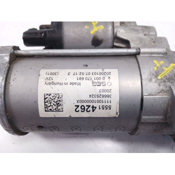 Recambio de motor arranque para opel astra k (b16) 1.2 turbo (68) referencia OEM IAM 55514262 1111001000000X 36629324