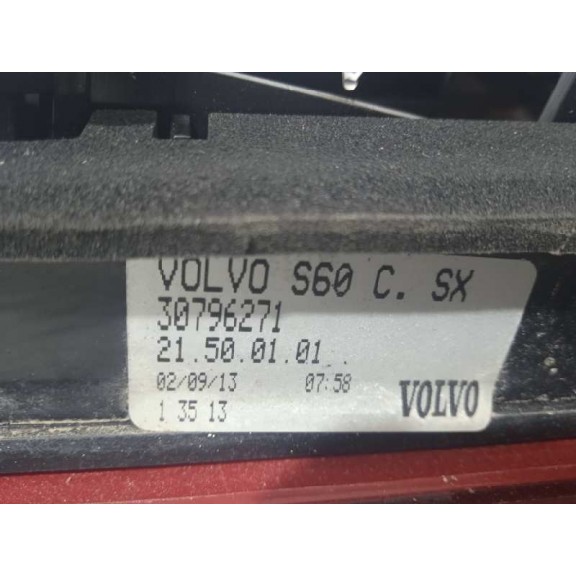 Recambio de piloto trasero izquierdo interior para volvo s60 lim. momentum referencia OEM IAM 30796271  