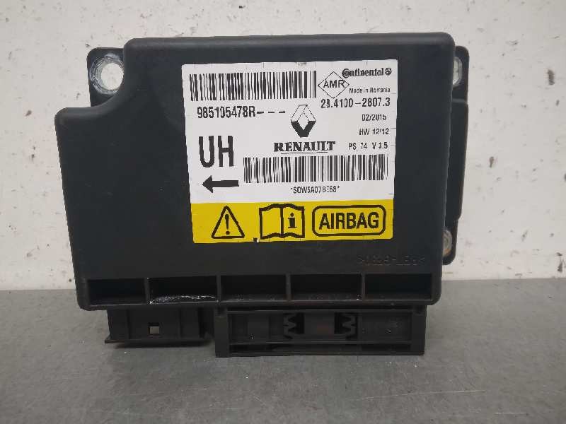 Recambio de centralita airbag para renault megane iii berlina 5 p 1.2 16v referencia OEM IAM 985105478R  