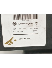 Recambio de motor elevalunas trasero derecho para volkswagen touareg (7la) tdi r5 referencia OEM IAM 7l0959794   2