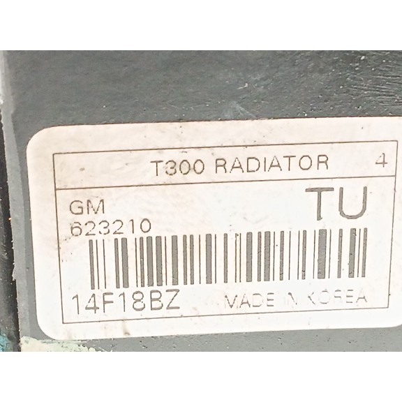 Recambio de radiador agua para opel mokka 1.7 16v cdti referencia OEM IAM   