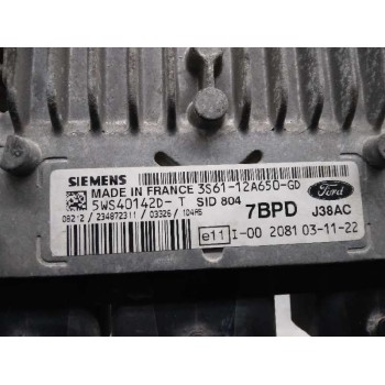 Recambio de centralita motor uce para ford fiesta (cbk) ambiente referencia OEM IAM 3S6112A650GD 5WS40142DT 