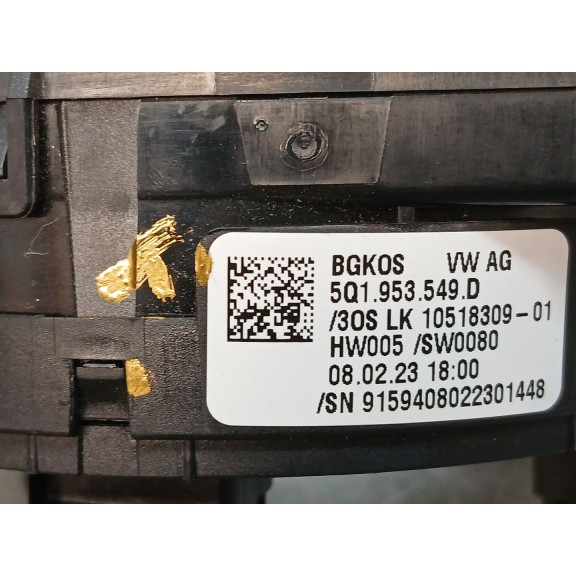 Recambio de anillo airbag para audi a1 sportback (gba) referencia OEM IAM 5q1953549d  