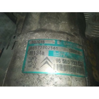 Recambio de compresor aire acondicionado para peugeot 607 (s2) básico referencia OEM IAM SD7C16 DISPARA Y ENFRÍA 9648138980