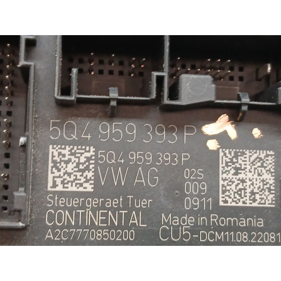 Recambio de modulo electronico para audi a1 sportback (gba) referencia OEM IAM 5q4959393p  