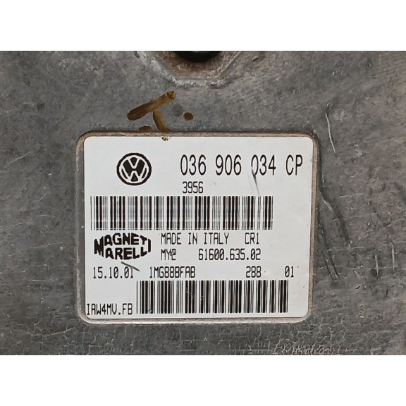 Recambio de centralita motor uce para seat leon (1m1) 1.6 16 v referencia OEM IAM 036906034cp  