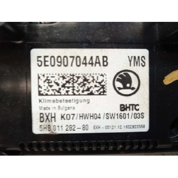 Recambio de mando climatizador para skoda octavia lim. (5e3) ambition referencia OEM IAM 5E0907044AB 5E0907044Q 5E0907044K