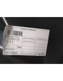 Recambio de elevalunas trasero izquierdo para mercedes-benz clase r (w251) r 300 cdi 4-matic (251.020) referencia OEM IAM A25144 2