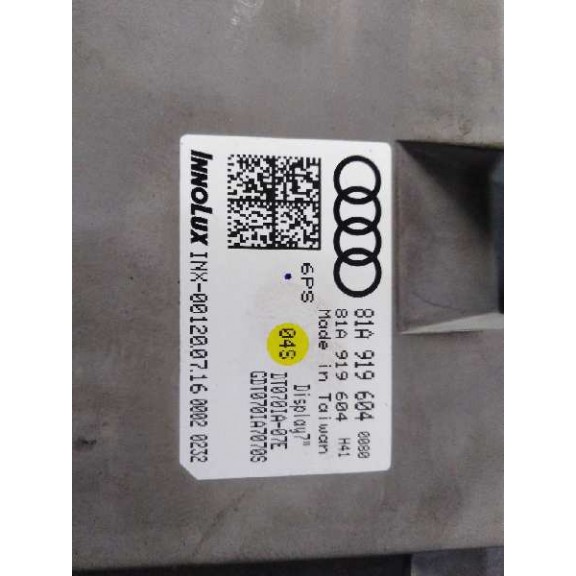 Recambio de display para audi q2 (gab) sport edition referencia OEM IAM 81A919604  81A919604