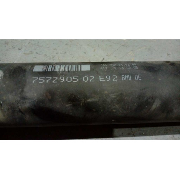 Recambio de transmision central para bmw serie 3 berlina (e90) 320d referencia OEM IAM 7572905 TRASERA 87CM