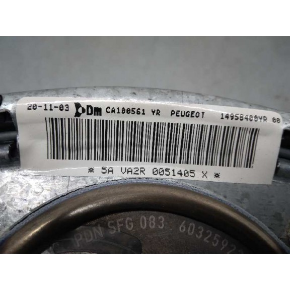 Recambio de airbag delantero izquierdo para peugeot 807 sv referencia OEM IAM 14958400  