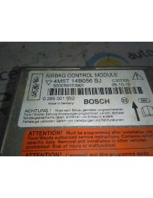 Recambio de centralita airbag para ford focus berlina (cap) ambiente (d) referencia OEM IAM 4M5T14B056BJ 0285001552  2