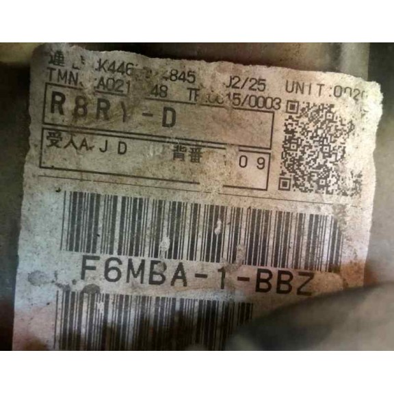 Recambio de caja cambios para mitsubishi lancer sportback (cx) inform referencia OEM IAM F6MBA1BBZ B ENTREGA CASCO 6V 118.000KM