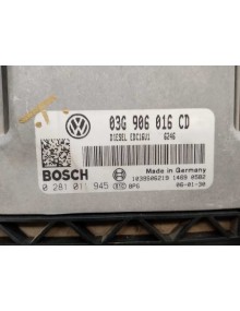 Recambio de centralita motor uce para volkswagen touran (1t1) 1.9 tdi referencia OEM IAM 03G906016CD 0281011945  2