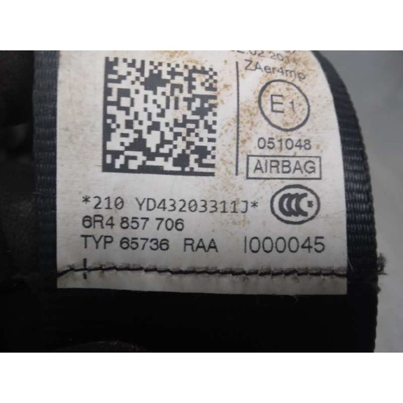 Recambio de kit airbag para volkswagen polo (6r1) advance referencia OEM IAM 6R1857003 5 PUERTAS 