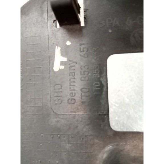 Recambio de rejilla delantera para volkswagen touran (1t1) 1.9 tdi referencia OEM IAM 1T0853651  