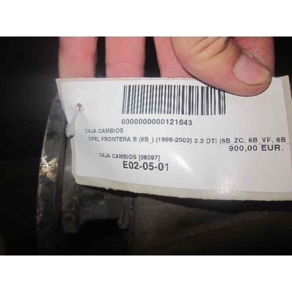 Recambio de caja cambios para opel frontera b sport referencia OEM IAM 02110148 4X4 