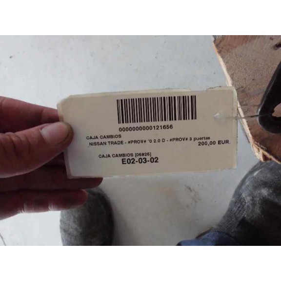 Recambio de caja cambios para nissan trade caja cerrada, techo elevado referencia OEM IAM   