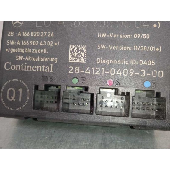 Recambio de modulo electronico para mercedes-benz clase b (w246) b 180 cdi be (246.200) referencia OEM IAM A1669005004 PUERTA DE