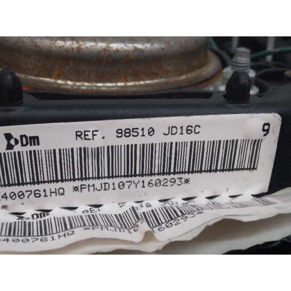 Recambio de kit airbag para nissan qashqai (j10) acenta 4x4 referencia OEM IAM 05541993LG 1ºSERIE 