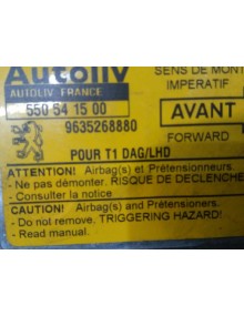 Recambio de centralita airbag para peugeot 206 berlina xr referencia OEM IAM    2