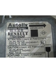 Recambio de centralita airbag para renault megane i scenic (ja0) 1.6e alize referencia OEM IAM    2