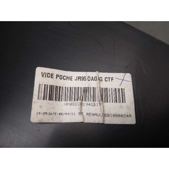 Recambio de guantera para renault scenic iii 1.5 dci diesel fap referencia OEM IAM 681080024R 1019203001 