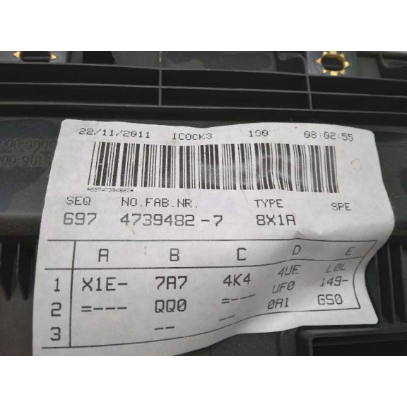 Recambio de guantera para audi a1 sportback (8xa) 1.6 tdi referencia OEM IAM   