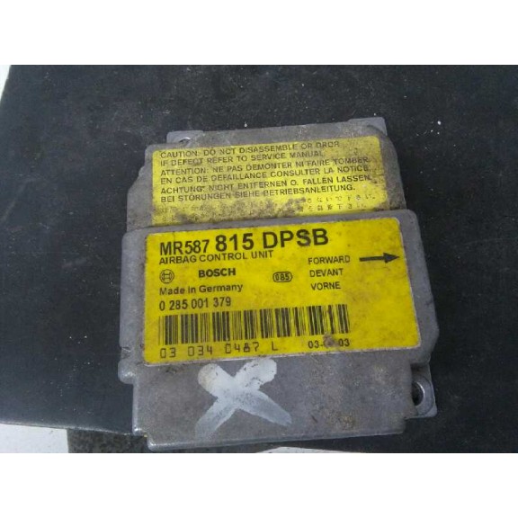 Recambio de centralita airbag para mitsubishi space star (dg0) 1900 di-d avance referencia OEM IAM 0285001379  