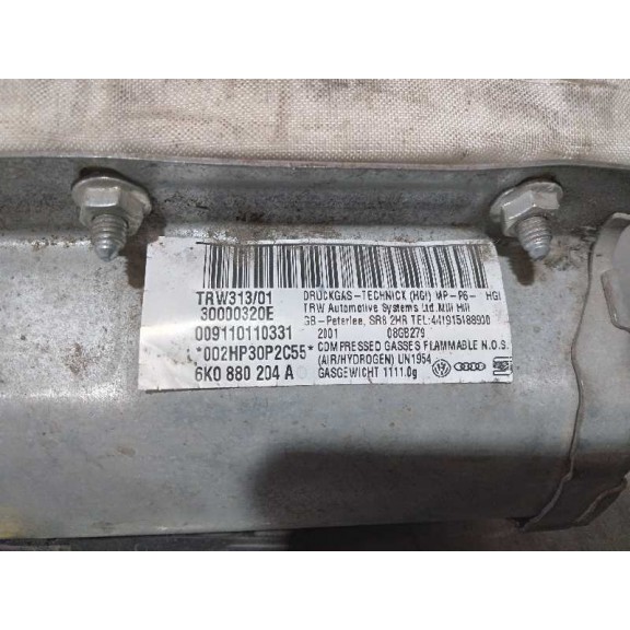 Recambio de airbag delantero derecho para seat ibiza (6k1) 1.9 tdi referencia OEM IAM 6K0880204A  
