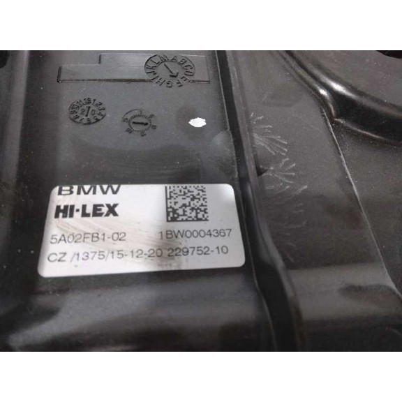 Recambio de elevalunas delantero izquierdo para bmw serie 1 lim. (f40) referencia OEM IAM 5A02FB102 1BW0004367 