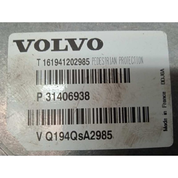Recambio de centralita airbag para volvo v40 kinetic referencia OEM IAM P31406938 31406938 