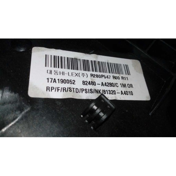 Recambio de elevalunas delantero derecho para kia carens ( ) 1.7 crdi cat referencia OEM IAM 82480A4280 82460A4000 