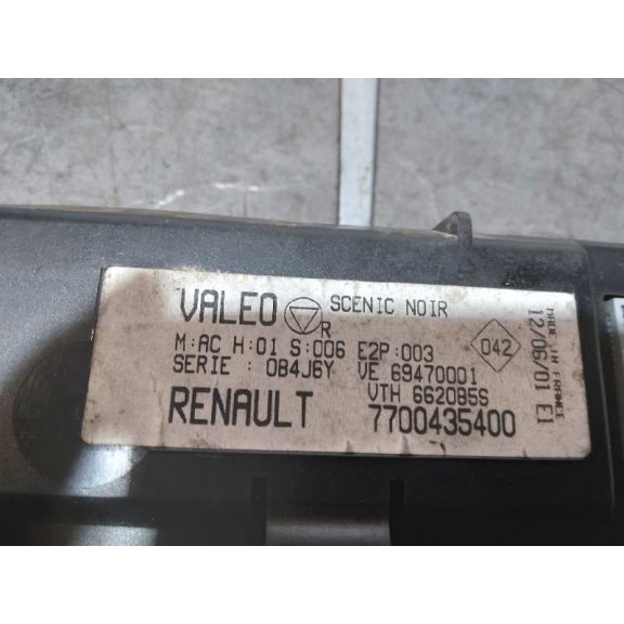 Recambio de mando climatizador para renault scenic rx4 (ja0) referencia OEM IAM 7700435400  IGUAL QUE CLIO II