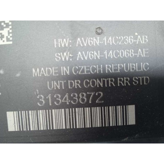 Recambio de modulo electronico para volvo v40 kinetic referencia OEM IAM 31343872 DE PUERTA TRASERA