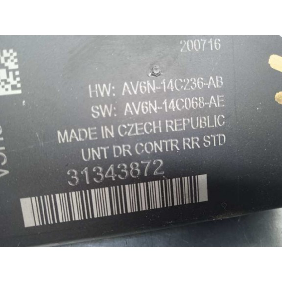 Recambio de modulo electronico para volvo v40 kinetic referencia OEM IAM 31343872 DE PUERTA TRASERA