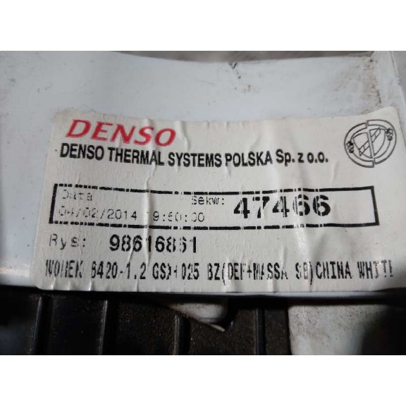 Recambio de mando climatizador para ford ka (ccu) black edition referencia OEM IAM 98616861 MANDO CALEFACCION 