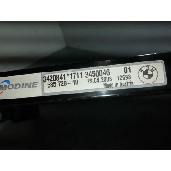 Recambio de condensador / radiador aire acondicionado para bmw x3 (e83) 2.0d referencia OEM IAM 3450046 58572810 31.5X51