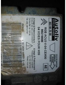 Recambio de centralita airbag para peugeot partner (s2) 1.9 diesel referencia OEM IAM 9653190880  603602500 9653190880 2